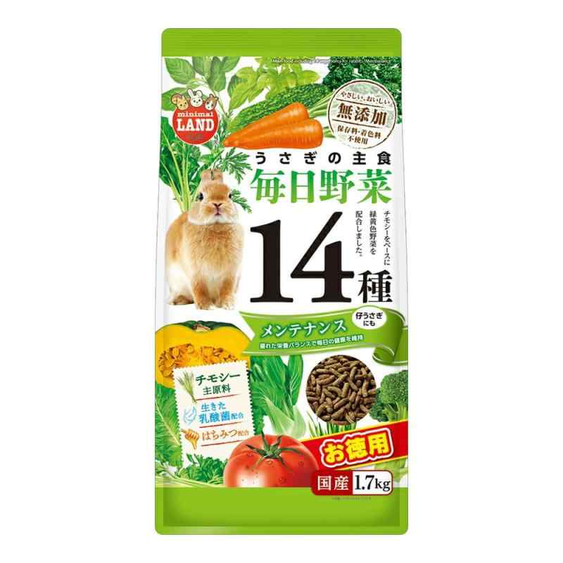 ミニマルランド うさぎの毎日果実14種 メンテナンス 850g