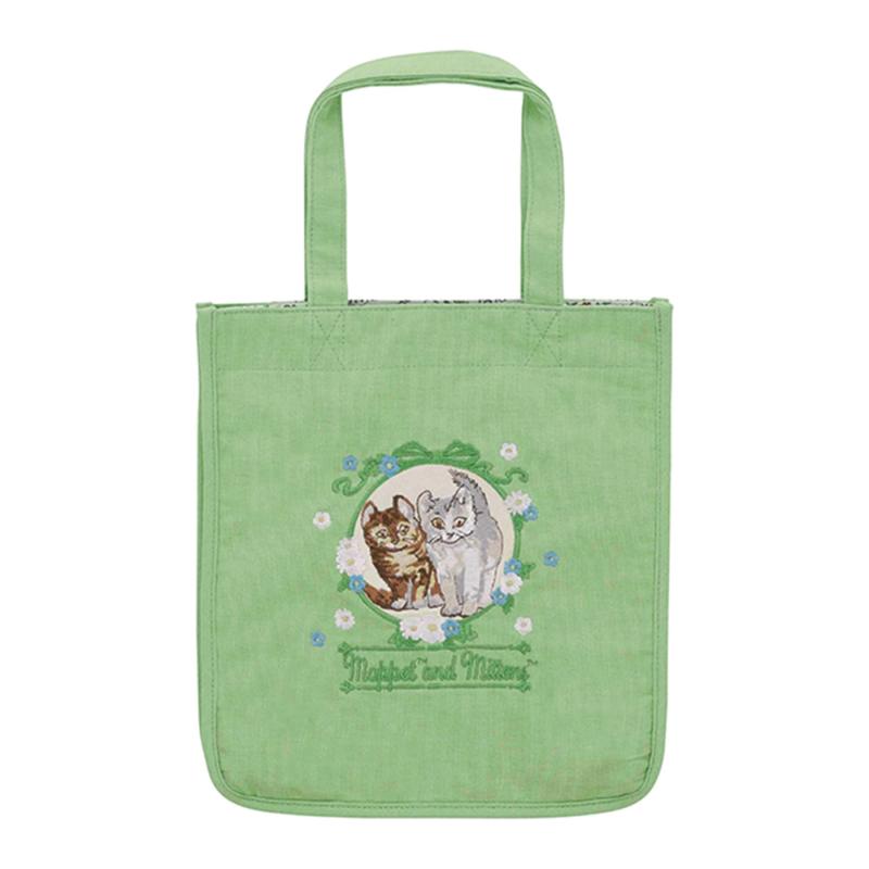 丸眞 ミニバッグ ピーターラビット シンプルフラワーグリーン ランチバッグ 母の日 誕生日 プレゼント ギフト 5705002800