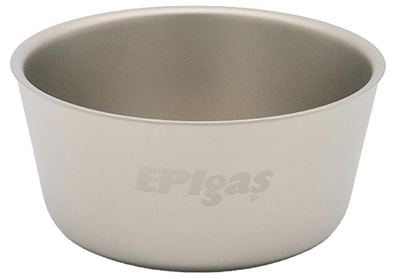 EPI(イーピーアイ) 登山 キャンプ 軽量 食器 ダブルウォールチタンボウル550 T-8211(4.0)