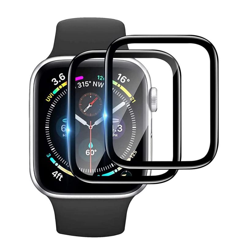 Apple Watch Series7 45MM �ե���� Apple Watch 45MM �ݸ�ե����ڵ�ˢ����/�����ݸ� /Ʃ��Ψ99.9��/ �����ɻ�/�ⴶ�٥��å��� Apple Watch Series 7 �վ��ݸ�ե�����2��- -����