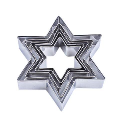 クッキー型 六芒星 星 5サイズセット