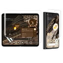 Google Pixel Fold フィルム google pixel fold 保護フィルム 日本製素材旭硝子製 自動修復 キズ防止 指紋認証対応 超高感度 柔らかい ケースに干渉せず 超薄型 気泡なし 撥油性 TPU 高透過率 AnnTec Goog(2)