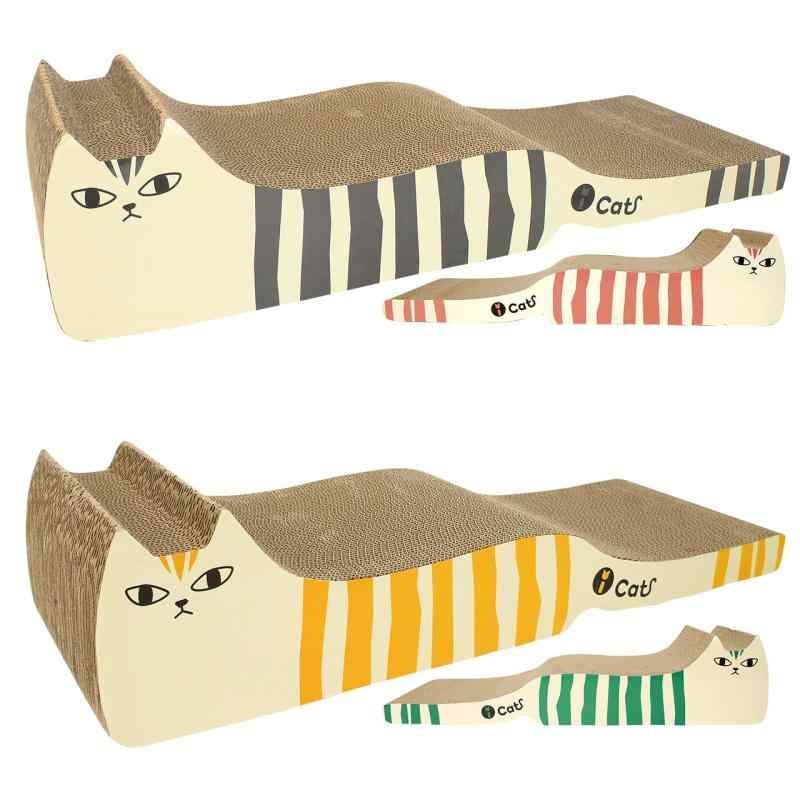 iCat アイキャット オリジナル つめとぎ しまネコロング 猫 つめとぎ