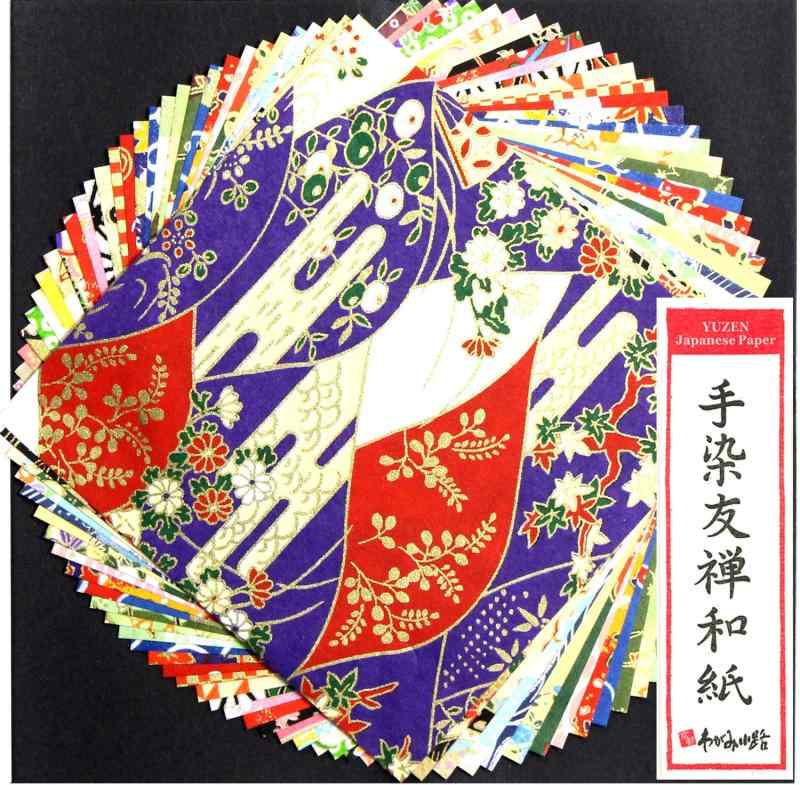 谷口松雄堂 折り紙 手染友禅和紙 30枚 小 CW052【折り紙サイズ】 100x100mm【材質】 和紙【枚数】 30枚入
