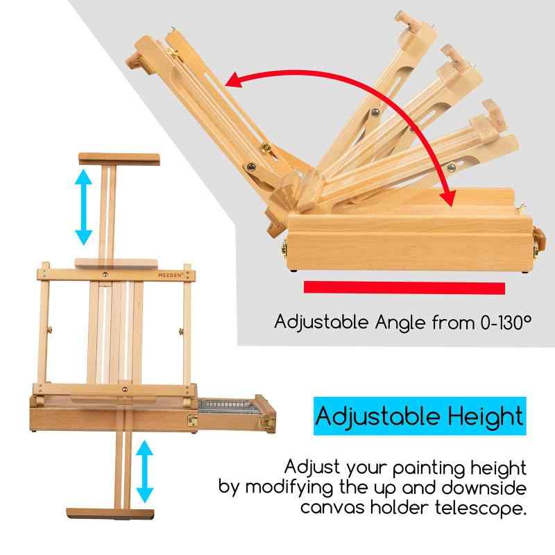 MEEDEN 卓上イーゼル 木製 折りたたみ式