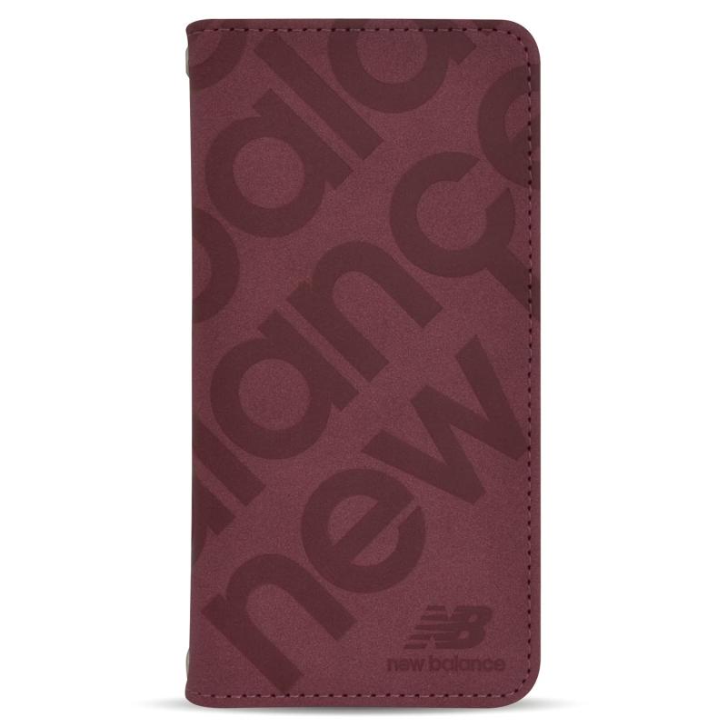 【 new balance 正規品 】 iPhone ケース 「スタンプロゴスエード」