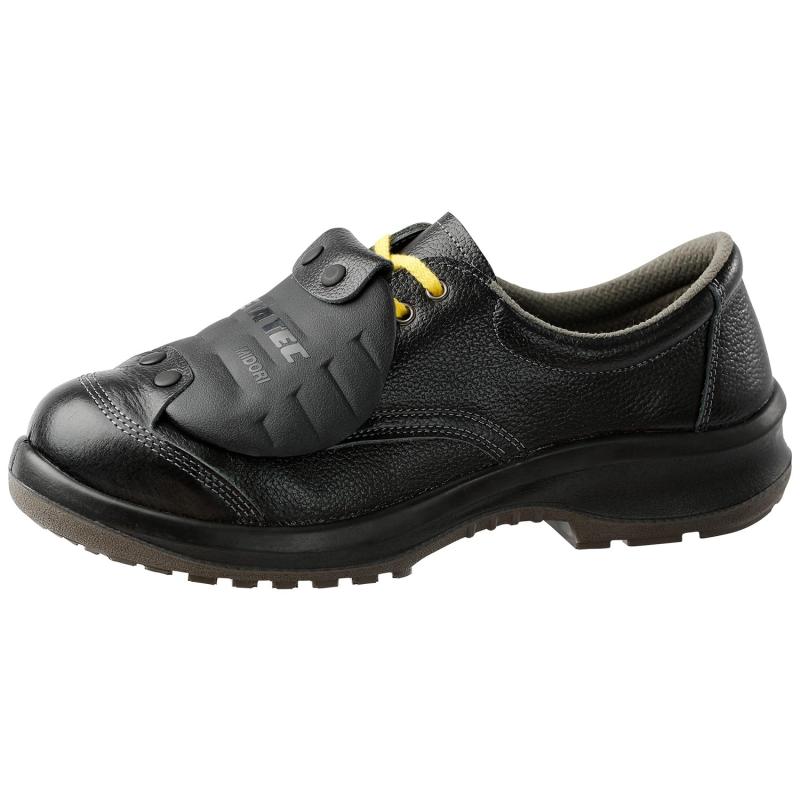 [Midori Anzen] プレミアム ハイ・ベルデ 静電安全靴 JIS規格 短靴 ひも 甲プロテクタ付 普通作業 ワイド先芯 PRM212 甲プロ M2 静電