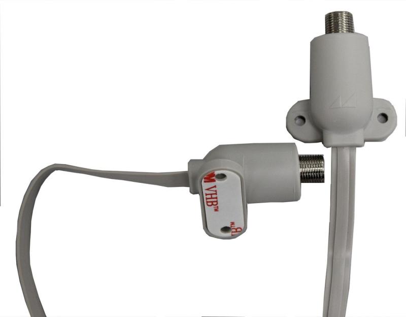 日本アンテナ スキマケーブル 4K8K対応 0.5m F型端子 CF75E