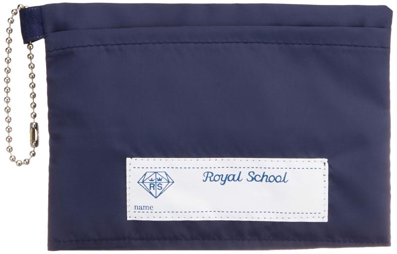 [エンジェルスマイルロイヤルスクール] ティッシュケース ボールチェーン・ティッシュゴミ入れ付 ネイビー無地ティッシュケース(大) RSTC2016004 レディース RSTC2016004 ネイビー 大 [2]