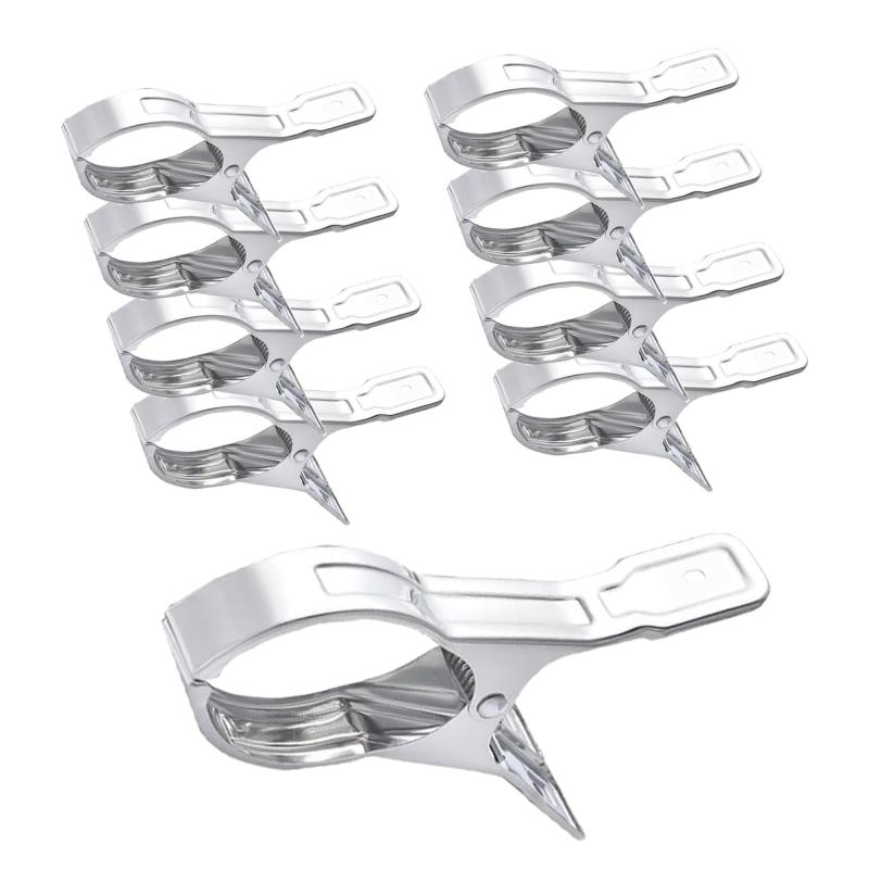 N1JSHN ステンレス 風に強い物干しクリップ 布団クリップ 物干し用 物干し器具 力強い 大きな開口サイズ 風に強い 布団用 釣竿