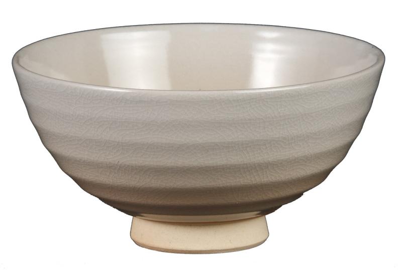 萩陶苑 飯茶碗丸三..八寸 白 0.22 6713