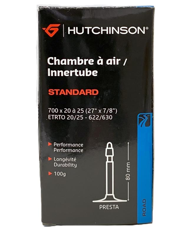 Hutchinson(ハッチンソン) チューブ STD 700x20-25 80仏 CV657571 ブラック