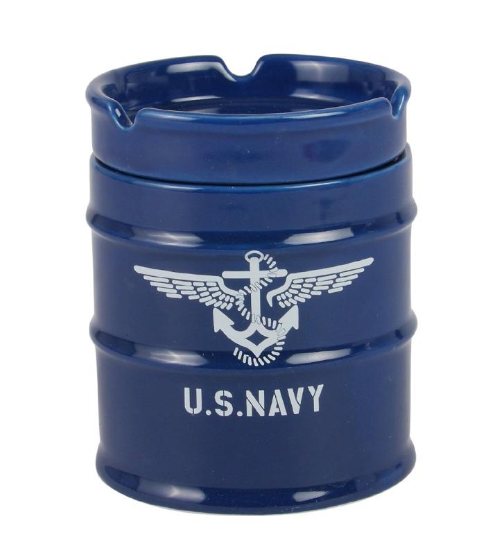 愛龍社 NEWドラム缶灰皿 NAVY AR-1426-3
