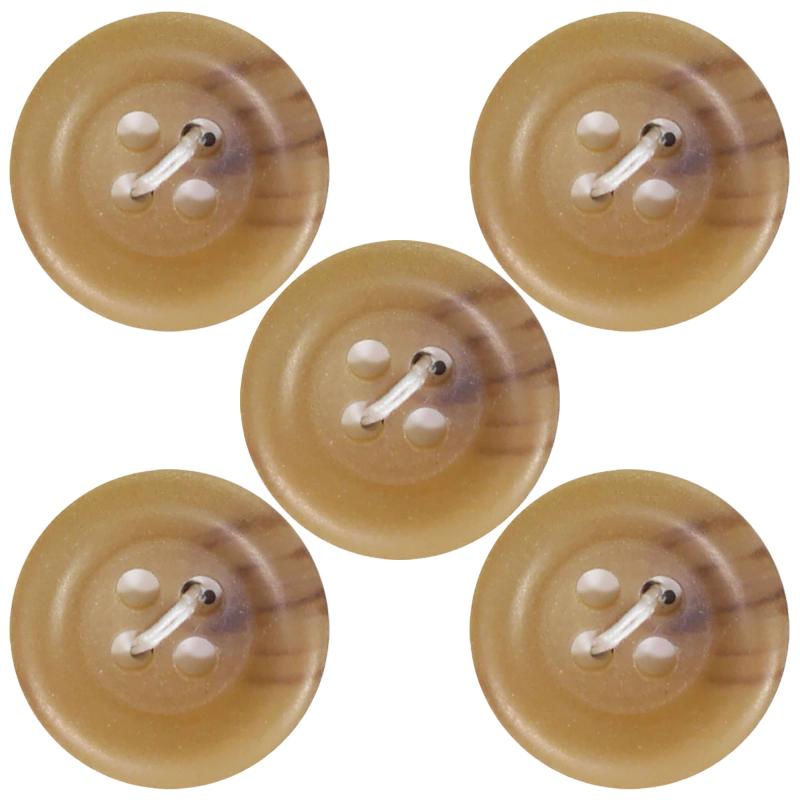 ベルアート ポリエステル 水牛調 ボタン AZSR-0389