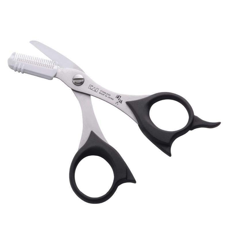 貝印 関孫六 ひげ 鼻毛 ハサミ コーム 付 つけはずし可 眉毛 カット メンズ