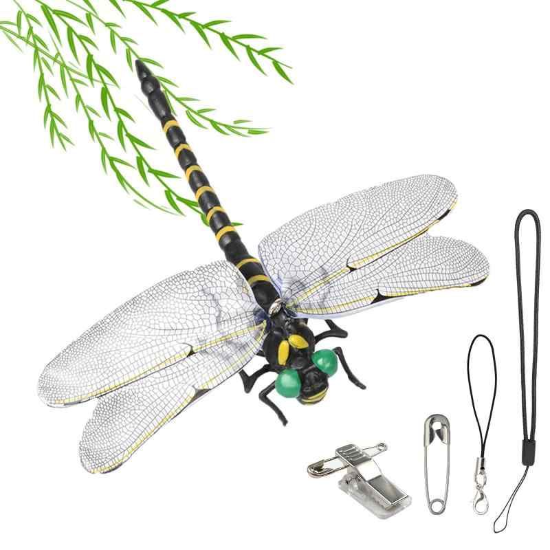 天敵で虫除け 2023年モデル12CM級【本物とほぼ同じサイズ】トンボ 蜻蛉 虫よけ 虫対策 安全ピン付き お..