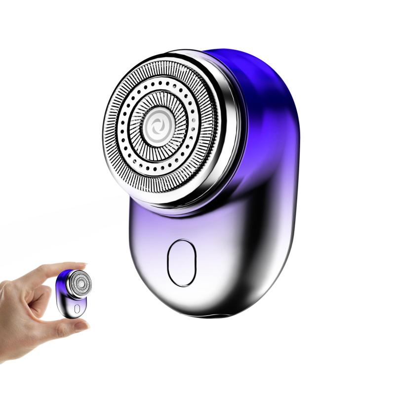 シェーバー 髭剃り メンズ電動シェーバー 回転式 ポータブル電気シェーバー IPX8完全防水 乾湿両用 電動ひげ剃り 10枚刃 Type-C充電式 カミソリ 低騒音モーター 深剃り 電動髭剃り 大型LED画面