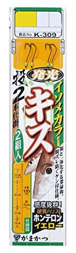がまかつ(Gamakatsu) キス投仕掛ケン付流線(イソメ)2本 K309 7号-ハリス1.5. 45276-7-1.5-07(4.0)