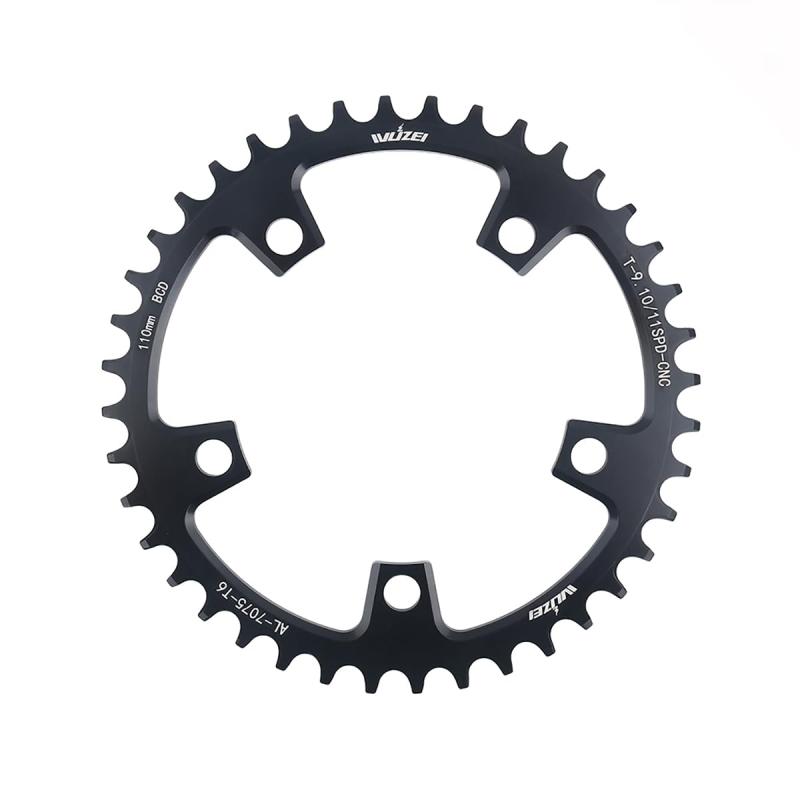 KTKEET 110/130 BCD チェーンリング 36/38/40/42/44/46/48/50/52/54/56/58/60T 5ネジ ラウンドナローワイド自転車チェーンリング 9/10/11スピードロードバイク折りたたみ自転車用