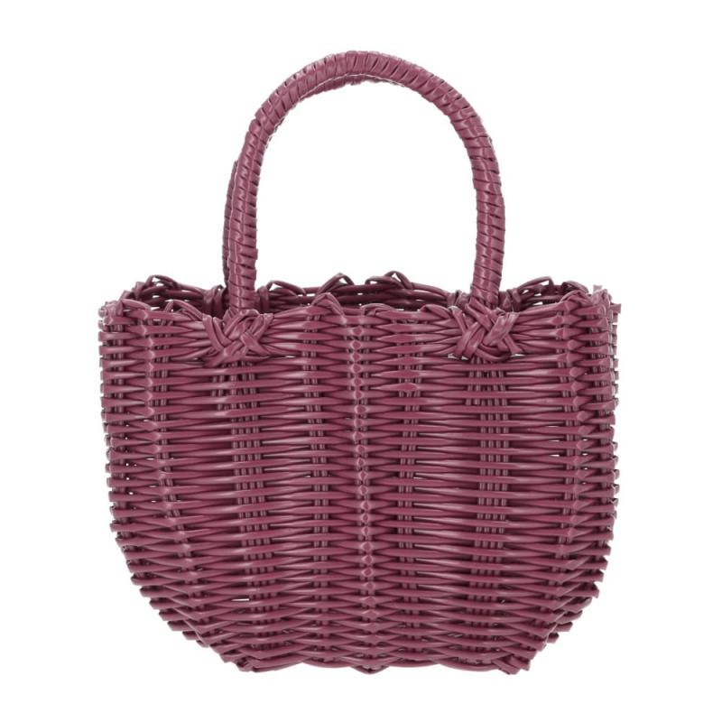 村田屋 ビニール製 カゴバッグ P.Pプチバッグ