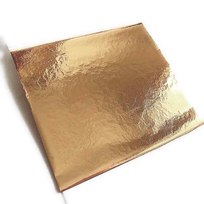 金箔 金箔シート 模造金箔 15枚 8.5×8cm 金箔ヘア 髪飾り 金箔スライム ネイルアート 箔貼り フェイク金箔 フェイクゴールド