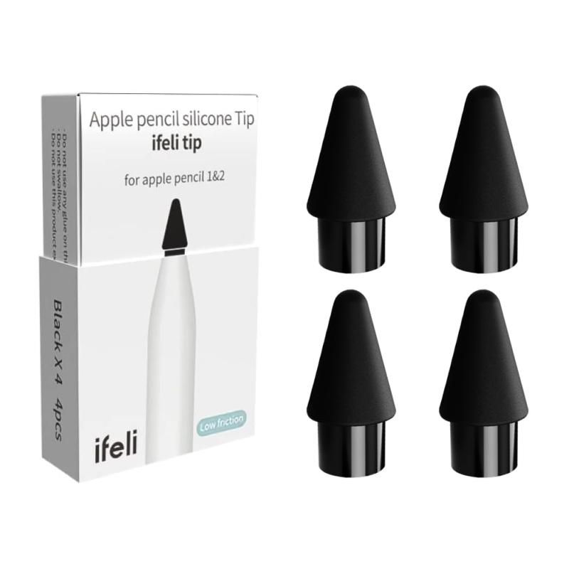 ifeli のオールインワン・シリコーンチップ交換Apple pencil用 iPadペンシル用シリコーンペン先