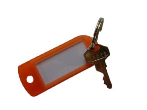 10C12 アルファ南京錠用純正キー 1本（鍵札付き・オレンジ色）