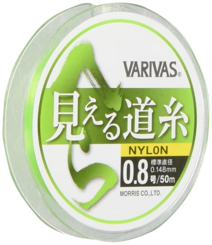 VARIVAS(バリバス) ナイロンライン へら 見える道糸 50m フラッシュグリーン