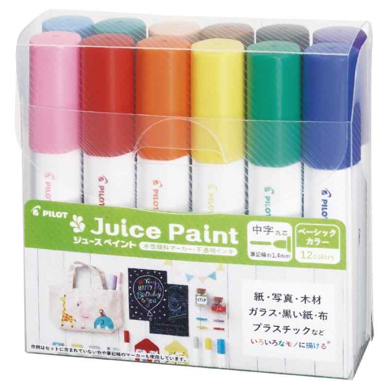 PILOT マーカー ジュースペイント M メタリック6C SJP120MN6CM