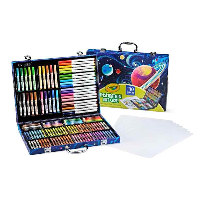 Training Toys - クレヨラ (Crayola) お絵かき インスピレーションアートケース 140ピース クレヨン 色鉛筆 マーカー 042532 正規品