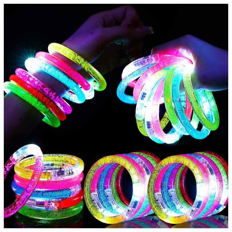 光るおもちゃ ブレスレット 蛍光ブレスレット 光る 縁日 景品 子供 お祭り 文化祭 ハロウィン クリスマス新年会 子供会 花火大会 ハロウィン 誕生日プレゼント色の混合