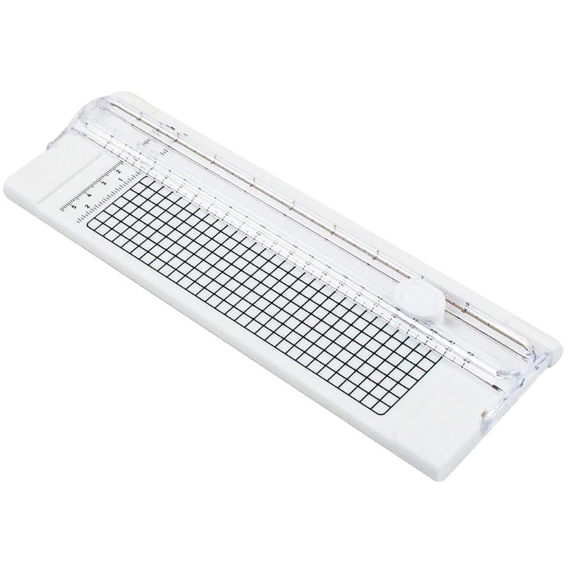 裁断機 ペーパーカッター ペーパーカッター A4サイズ対応 軽量 ミニ裁断機 スライドカッター カード裁..