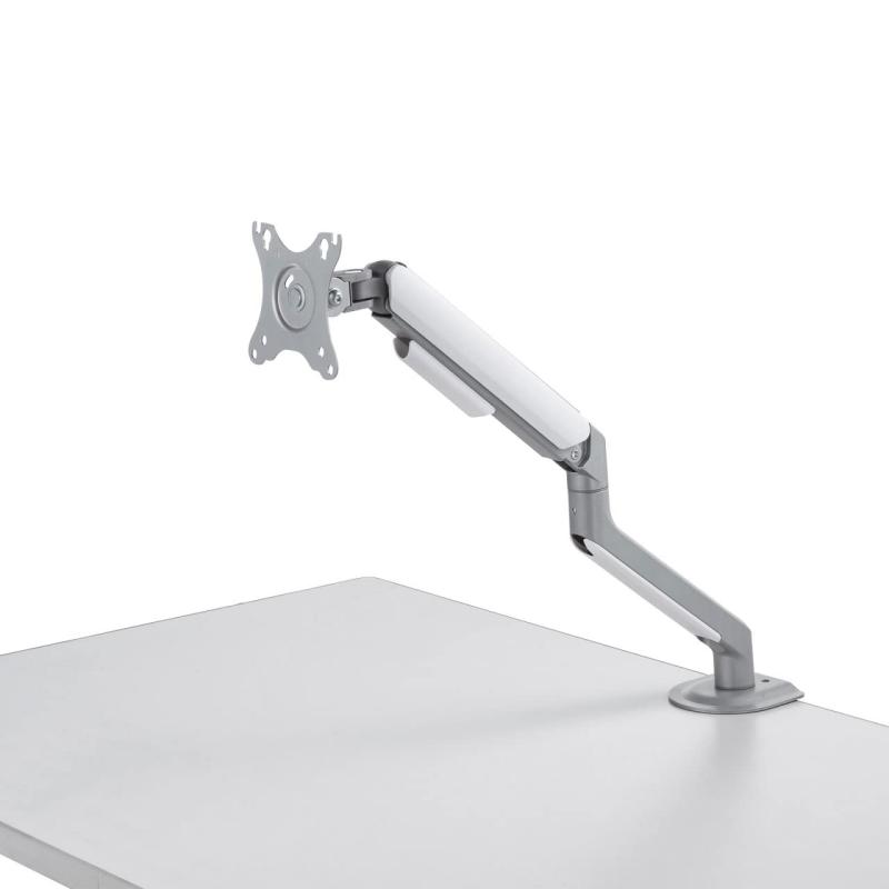 サンワサプライ モニターアーム バネ内蔵タイプ 耐荷重2～9kg 水平垂直可動式 VESA規格対応 シルバー L..