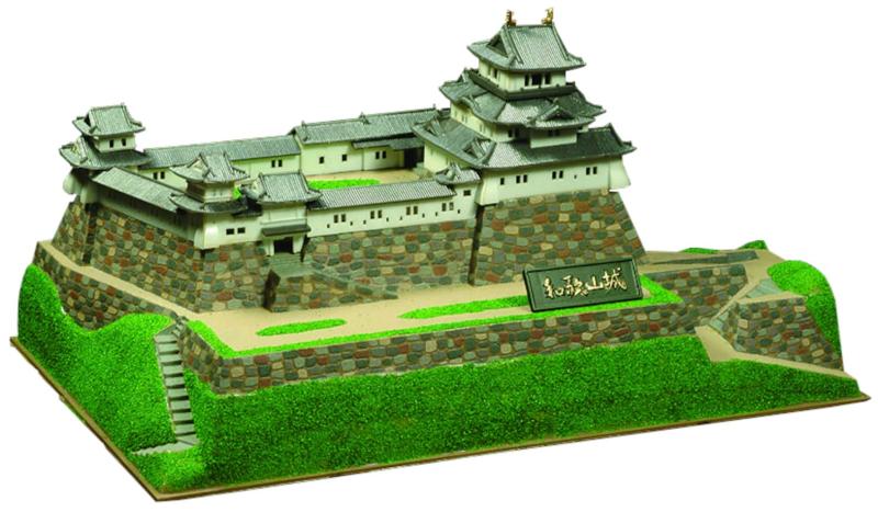 童友社 1/550 日本の名城 JOYJOYコレクション 和歌山城 プラモデル JJ-6 成形色