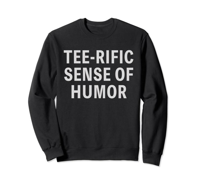 面白いゴルファーの言葉 Tee-rific Sense Of Humor メンズ ゴルフの言葉 トレーナー