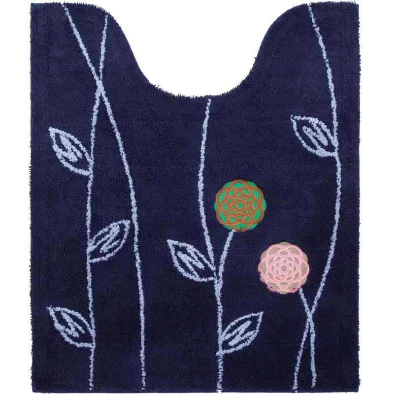 オカ トイレマット エトフ トォワ 約75×65cm ネイビー本体サイズ:約75×65×1.5cm素材・材質:アクリル90%、綿10%原産国:中国裏面すべり止め加工お洗濯の際は洗濯ネットをご使用ください