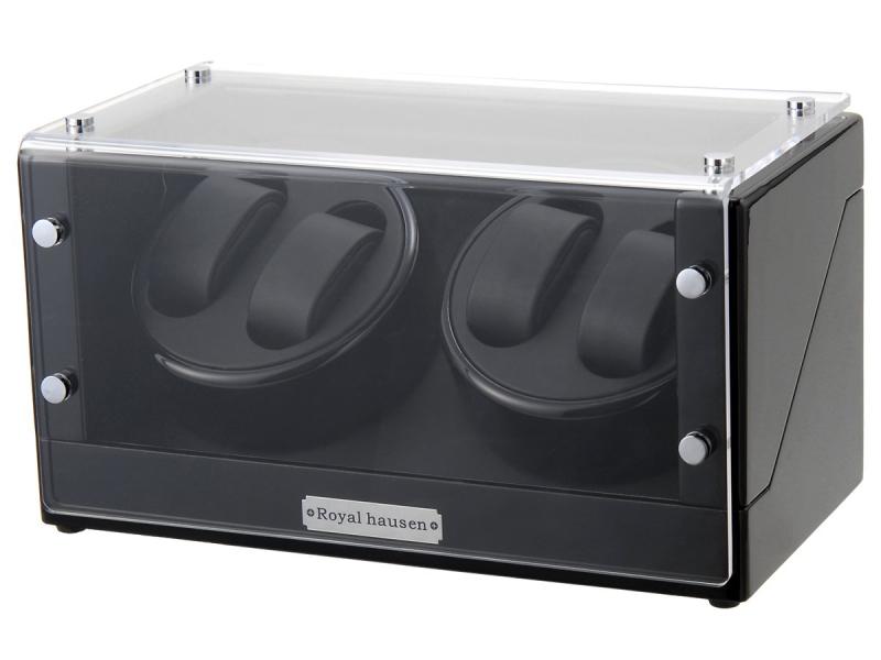 ロイヤルハウゼン ワインディングマシーン ワインダー 4本巻 GC03-D102BB ブラック [並行輸入品]