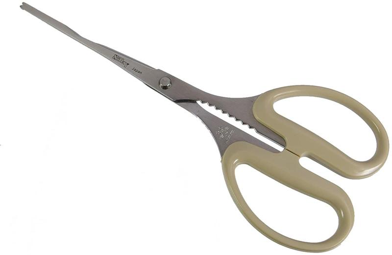 丸章工業 シルキー カニ専用バサミ 刃材:ステンレス ハンドル:ABS樹脂 日本 BKN09