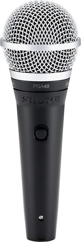 SHURE シュア ダイナミック・ボーカル・マイクロホン : カーディオイド/スイッチ付/付属ケーブルなし PGA48-LC-J ブラック【/】