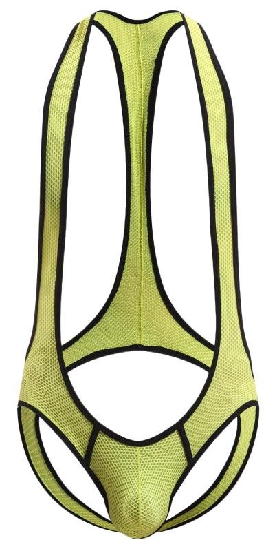 [Maeau] レスリングウェア メンズ メッシュ シングレット ボクサーパンツ tバック ショーツ 通気 速乾 ..