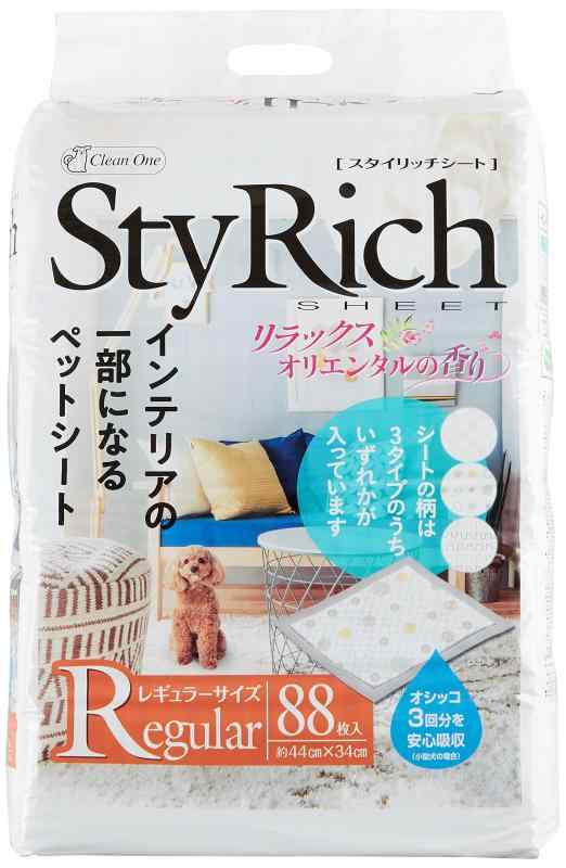 クリーンワン スタイリッチシート リラックスオリエンタルの香り 犬用 レギュラー 88枚入