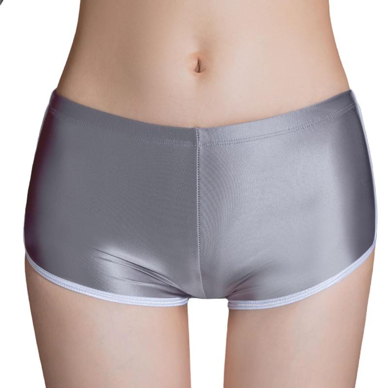 [Maeau] レディース 下着 ショーツ ボクサーパンツ パンティ インナーパンツ 美尻 光沢 柔らか 吸汗 速乾 快適 締め付けない 軽い 着心地 女性用 スポーツ 旅行