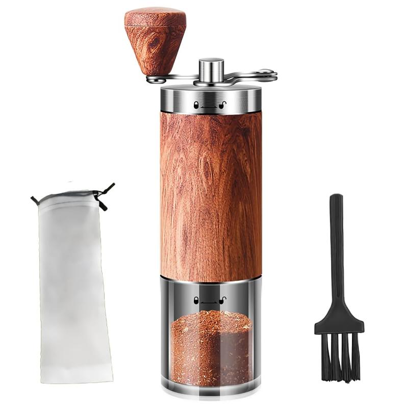 手挽きコーヒーミル コーヒーグラインダー グラインダー 挽き目調整可能 調節ダイヤル 珈琲 豆挽き 高..