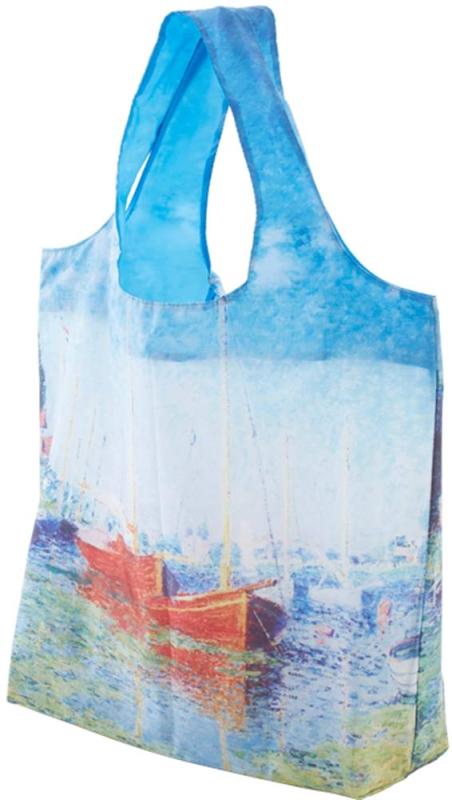 ロイヤルアーデン エコバッグ マチ付き アルジャントゥイユの赤いボート (モネ) 46×16×40cm