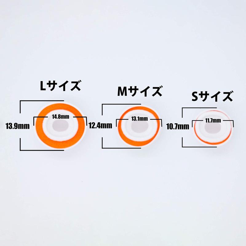 シンビオイヤーチップス(Symbio Eartips) Airpods Pro対応 ハイブリッドイヤーピース Mサイズ2ペア〈遮音性/ノイズキャンセル向上/高音質/落下防止〉 Symbio A (M) 【】