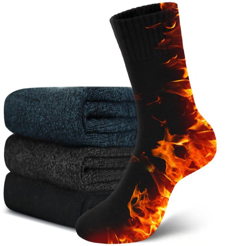 楽天タロットマスター[Lavento] 靴下 メンズ ソックス 冬防寒靴下 ウールソックス あったか 厚手 防寒 保温 消臭 360°蓄熱 伸縮性 室内 アウトドア スキー スポーツ 24-28cm