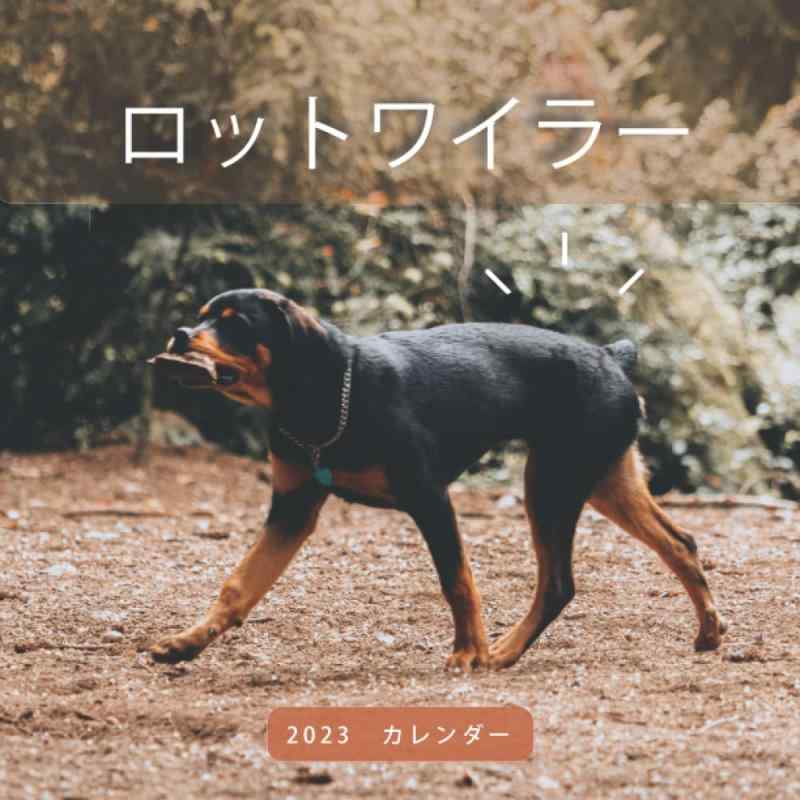 ロットワイラー カレンダー 2023: 素晴らしいギフト18か月のカレンダー2023年の美しい写真