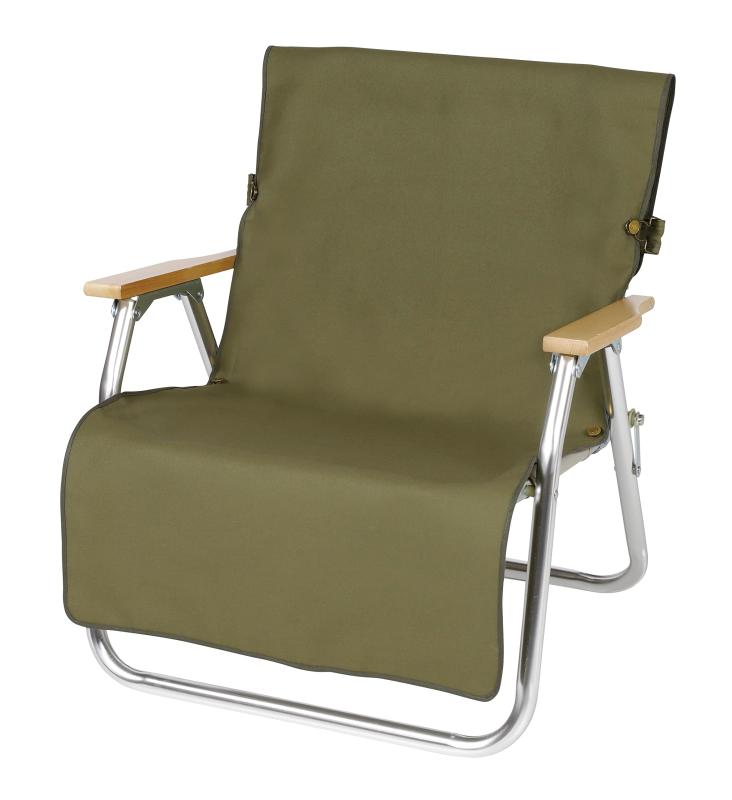 キャプテンスタッグ(CAPTAIN STAG) チェア カバー チェア用カバー 難燃生地 背面ポケット付き 【オリーブ/ブラウンダック/ブラック】 FIRE PROOF UP-2686/UP-2687/UP-2688