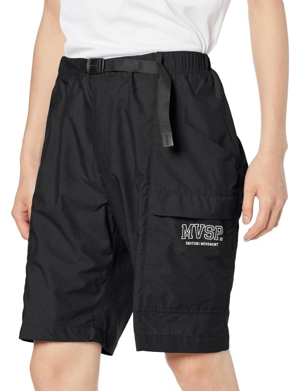 [ムーブスポーツ] カーゴショートパンツ デサント ハーフパンツ 軽量 シェル ポケット シワになりにくい 防風 MVSP