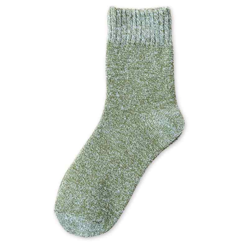 【こもれび屋】 メンズ 靴下 厚手 暖かい パイルソックス 24-27.5cm 2足セット テリーソックス 秋冬用